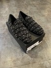 Retail  2295 Versace Mens Suede Bead-embellished Slippers 44   Us 11  Uk 10