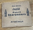 1930s Coca Cola Box Of Metal Pencil Sharpeners-full Dozen-bottle Shape