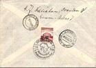 Germany 1938 Reg Airmail Cover Addr South Africa Special Colonial Pict Postmark
