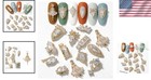 21-piece Iridescent Nail Charms   Rhinestones - Versatile Diy Decoration