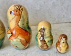 Russian Matroyshka 5pc  Nesting Dolls 5-1 2  Fairy Tale