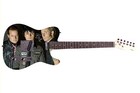 Green Day Facsimile Autographed Signed Graphics Photo Guitar
