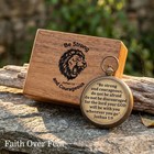 Compass     Brass Directional Vintage Compass Engraved With    be Strong