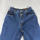 Vintage Lawman Western High Waisted Button Side Jeans Womens Size 11