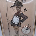 G  Burgess London Robin Gold Framed Clock Watch Parts Gear Steampunk Horologic