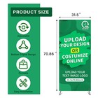 Custom Banner With X Stand-foldable Stand With Handbag-31 5x70 86in