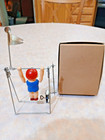 Vintage   Arty - The Trapzartist  -wind Up Japanese Celluloid   Metal Toy 