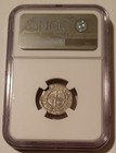 Livonia Walter Ii  1494-1535  Silver Schilling Riga Mint Au55 Ngc