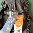 K9 Sport Sack Air 2 Medium Fabric Backpack Carrier Dog Backpack  Black