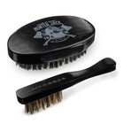 Beard Brush For Men - Natural Boar Bristle Mustache Brush Kit - Premium Groom   
