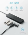 Anker 4-port Ultra-slim Data Usb 3 0 Hub With 2ft Extended Cable For Mac Pro Hdd