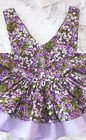 Dog Harness Dress With Hair Bow Purple   Lavender    New Handmade  Free Shipping