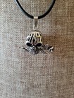 Gothic-style Necklace a Stainless Steel Skull Pendant On A Black Cord Strap 