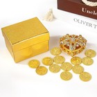 Wedding Unity Coins Set With Heart Box Catholic Ceremony Gift Gold