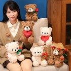 Bear Brown Heart 6 Inch Stuffed Animal Plush Toys Toddler Dolls Kids Gifts