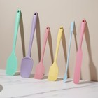 6-pack Multi-sized Silicone Spatulas  5 Macaron Colors One-piece Design