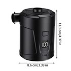Inflatable Pump Portable Air Pump For Inflatables Quick-fill Deflator   4 Nozzle