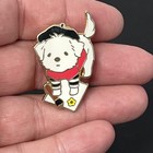 French White Dog Artist Lapel Pin France Westie Maltese P5053