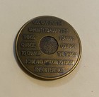 Alcoholics Anonymous Aa 6 Year Bronze Medallion Chip Token Sobriety Sober