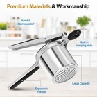 Potato Ricer  Heavy Duty Ricer For Mashed Potatoes  Large Potato Masher Stain   