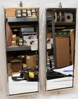 Commercial Truck 6 x16  Rectangular Cab Mirror - Pair W  Mounting Stud