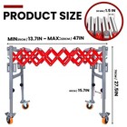 600 Lbs Roller Conveyor Stand With Wheels Expandable 13 7-47  For Warehouse