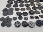 315 Antique Vintage Sewing Buttons Lot Celluloid Plastic Wood Abalone Jeweled