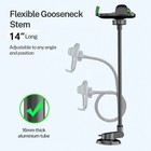 360   Car Windshield Mount Holder Suction Cup Long Gooseneck Cell Phone Gps Stand
