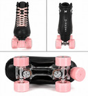 Markozy Quad Retro Roller Skates Black pink High Top Size 7 Women s W  Box New