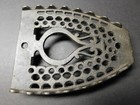 Vintage Cast Iron Footed Sad Iron Trivet - Flat Tip