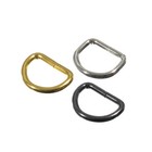 20 Pack Metal Non-welded D-rings For Belts  Bags  Lanyards   Leather Crafts