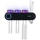 Uv Light Sterilizer Toothbrush Holder Cleaner   Automatic Toothpaste Dispenser