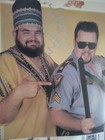 Akeem One Man Gang Signed 8x10 Wwe Wwf Twin Towers
