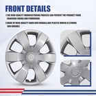 16 Hubcaps For 2007-2011 Toyota Camry Hybrid 16 Steel Wheels Set 4 Abs Lacquer