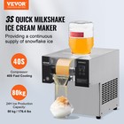 Vevor Commercial Snowflake Ice Machine 176lbs 24h Stainless Steel For Ice Cream