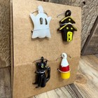 Pottery Barn Halloween Icon Wine Glass Charms - Mixed Set Of 4 Party Drink Tags