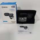 Boya By-bm3011 Compact Shotgun Microphone 3 5mm Camera Mic Boxed Wind Covers