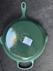 Signature 10 25  Cast Iron Skillet - In Color  Artichoke     New By   Le Creuset