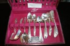 Queen Bess Pattern Tudor Silverplate Set For 12  Oneida Community Post 1940
