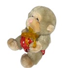 Vintage Rare Russ Berrie   Co  6 5  Baby Chee Chee Diaper Plush Stuffed Monkey