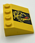 Lego 3297px5 Yellow 3x4 Cheetah Printed Slope Safari Zoo Wild Cat