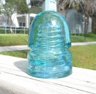 Nice Light Aqua Cd 143 Canadian Pacific Embossing Error Glass Insulator