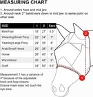 Horse Fly Mask With Ears And Long Nose  Anti-ultraviolet Fly Mask  Grey