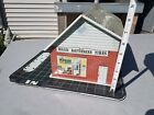 Vintage Marx Colonial Service Gas Station Tin Toy Playset