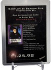 1998 Fleer Skybox Babylon 5 Season 5 Promo Card W top Loader     