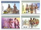 Papua New Guinea 2010 - Traditional Dance - Set Of 4 Stamps - Scott 1425-8 - Mnh