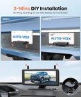 Auto-vox 7 2  1080p Dvr Solar Wireless Backup Camera System   2 Channels Cameras