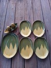 8 Vintage Shawnee Pottery Corn King Pieces  4   68  1   96 And Salt Pepper Tray