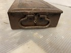 Vintage Safe Deposit Box Safety Bond Storage 21 5    Brown Metal