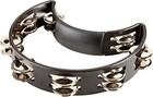 Rhythmtech Rt1010 Tambourine  Nickel Jingles  Black